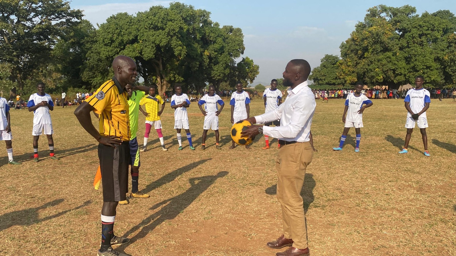 Hon Emaju Peter Paul Graces Soccer Matches in kasilo County between young people
